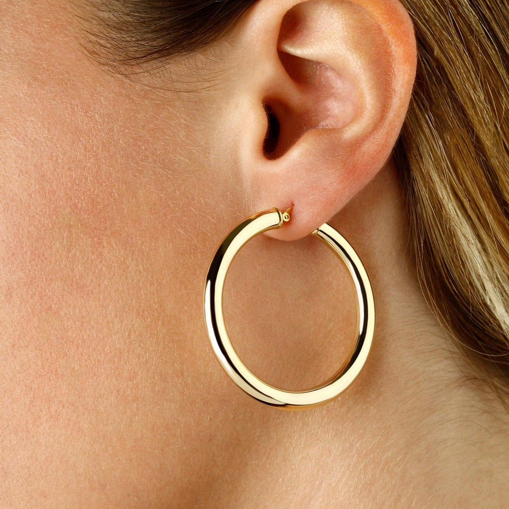 
                      
                        EAR-14K 14k Gold 4x40mm Hoops
                      
                    