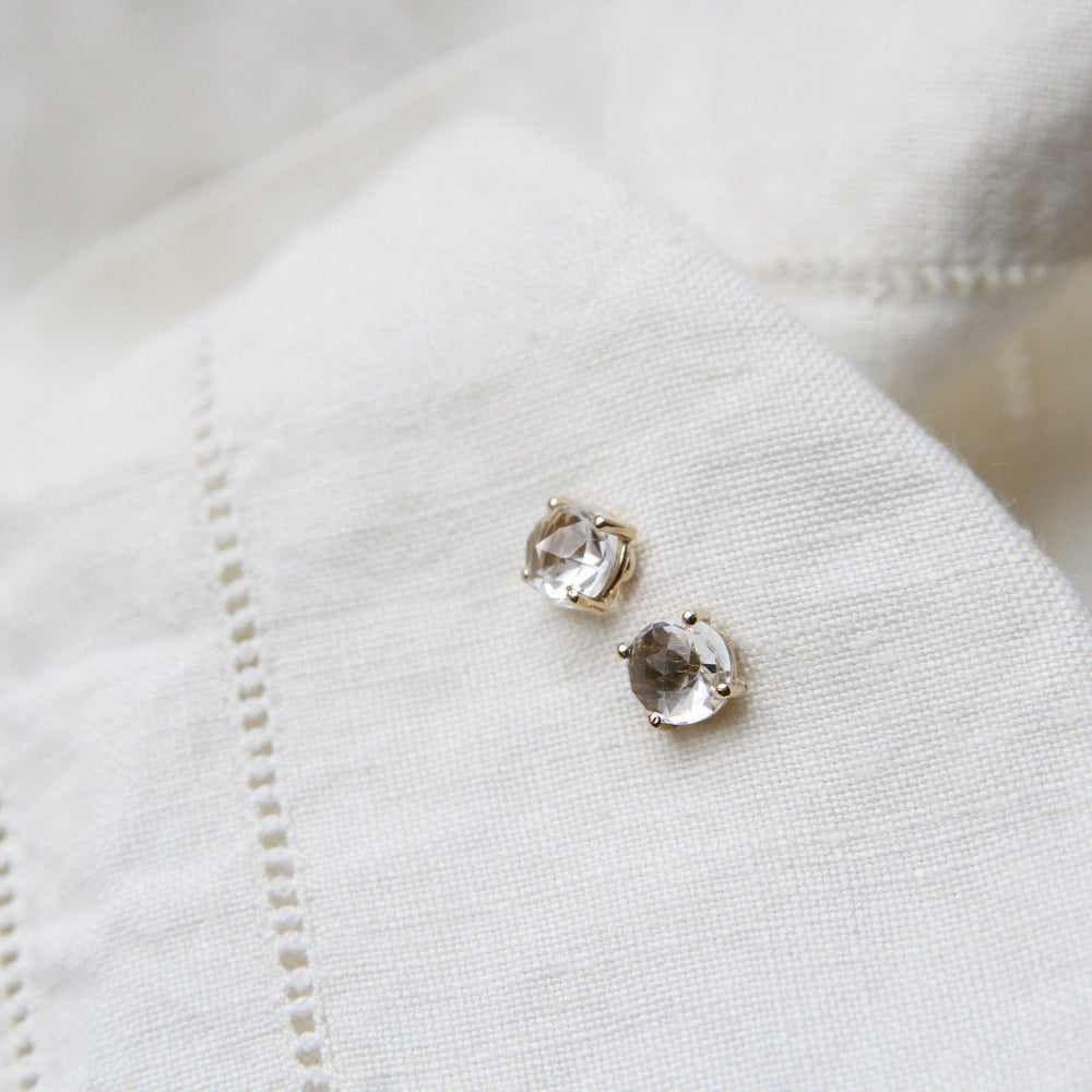 
                  
                    EAR-14K 14k Gold and White Topaz Earring
                  
                