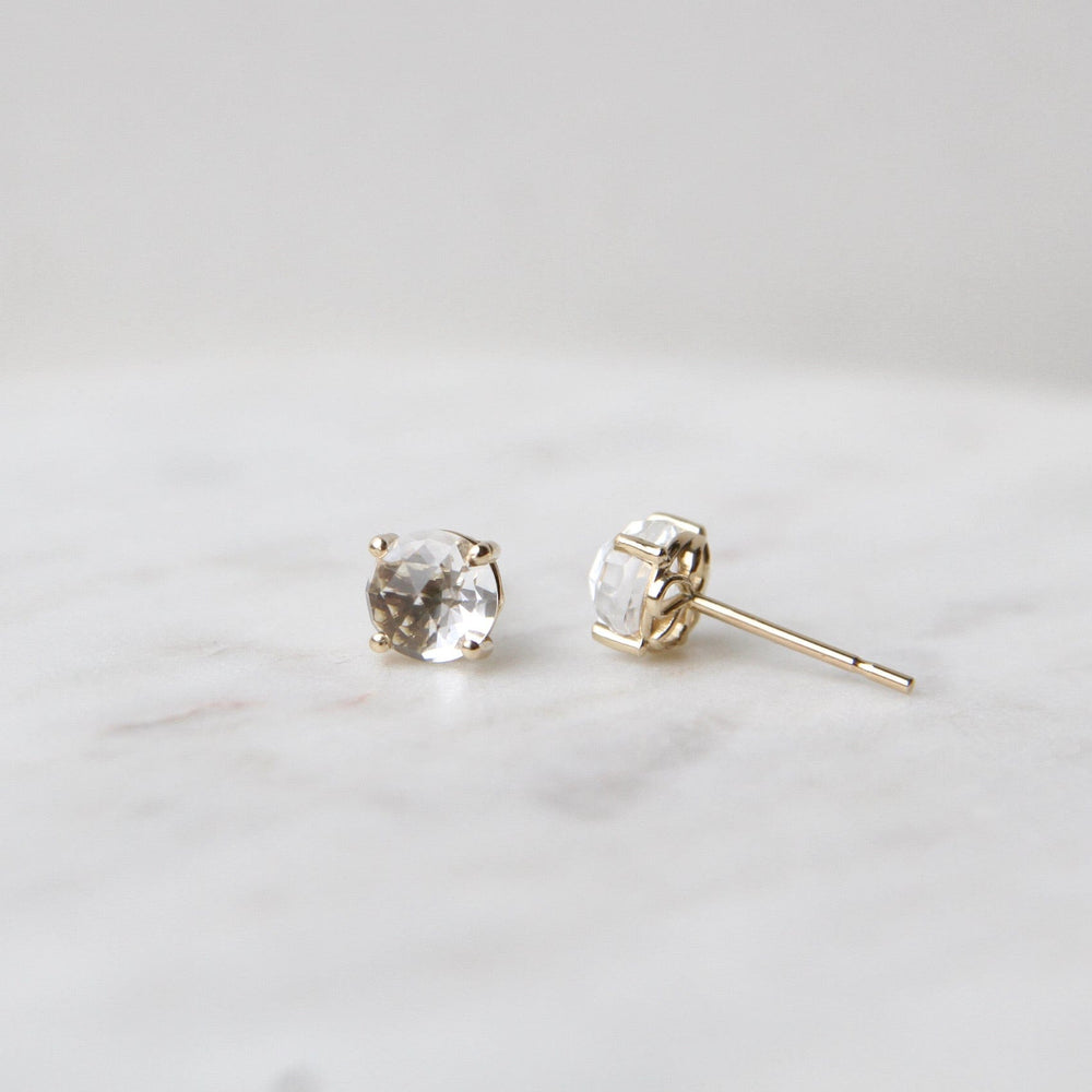 
                  
                    EAR-14K 14k Gold and White Topaz Earring
                  
                