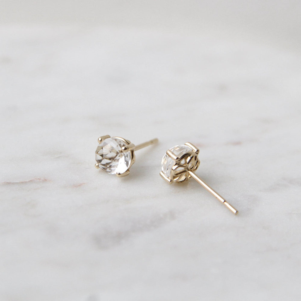 
                  
                    EAR-14K 14k Gold and White Topaz Earring
                  
                