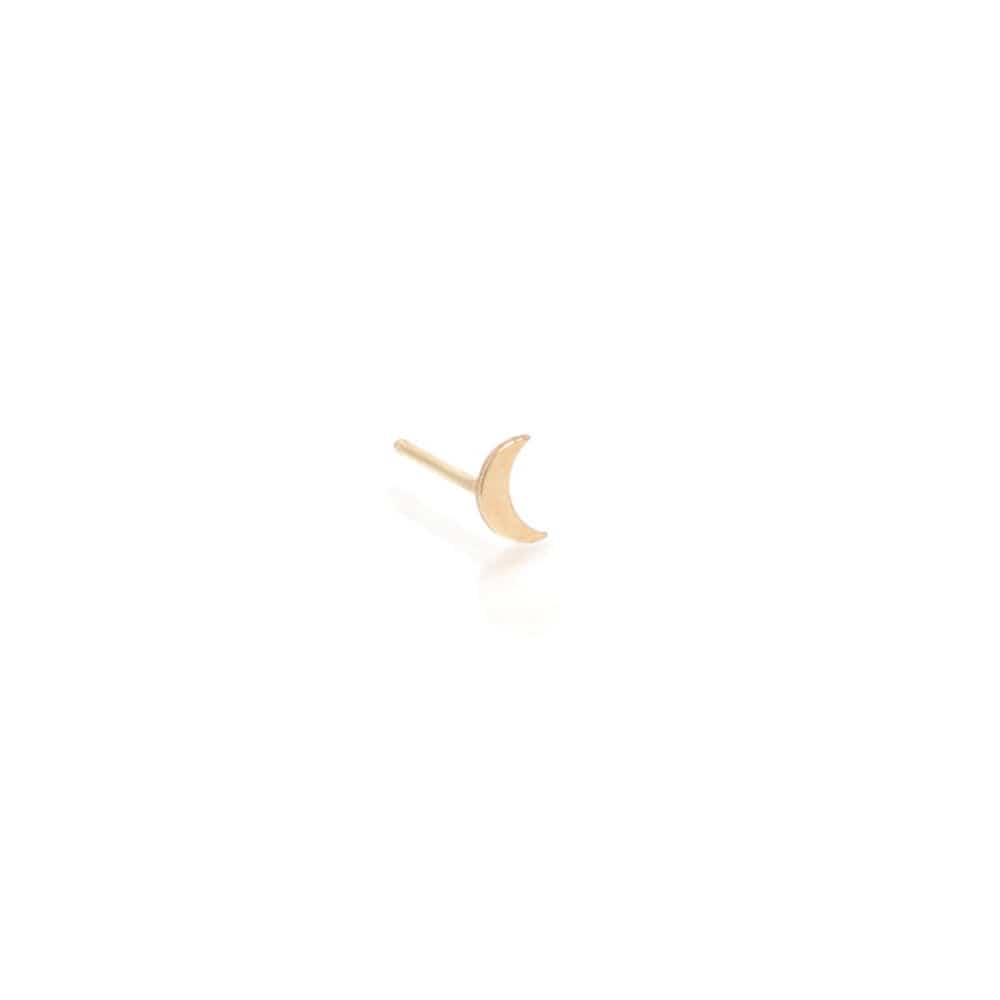 
                      
                        EAR-14K 14k Gold Itty Bitty Crescent Moon Single Stud Earring
                      
                    