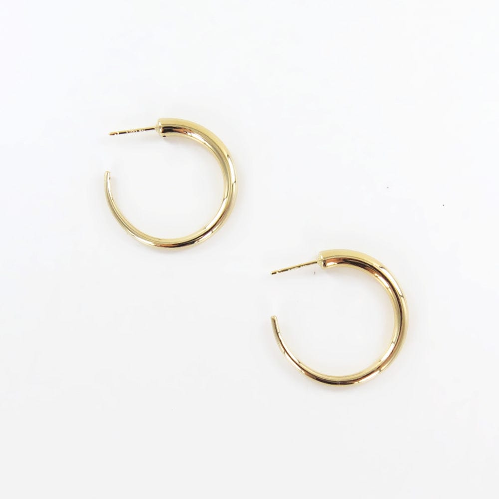 EAR-14K 14k Gold Open Gradient Hoops