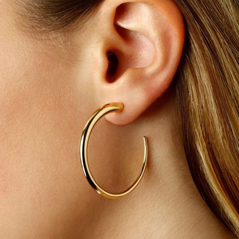 EAR-14K 14k Gold Open Gradient Hoops