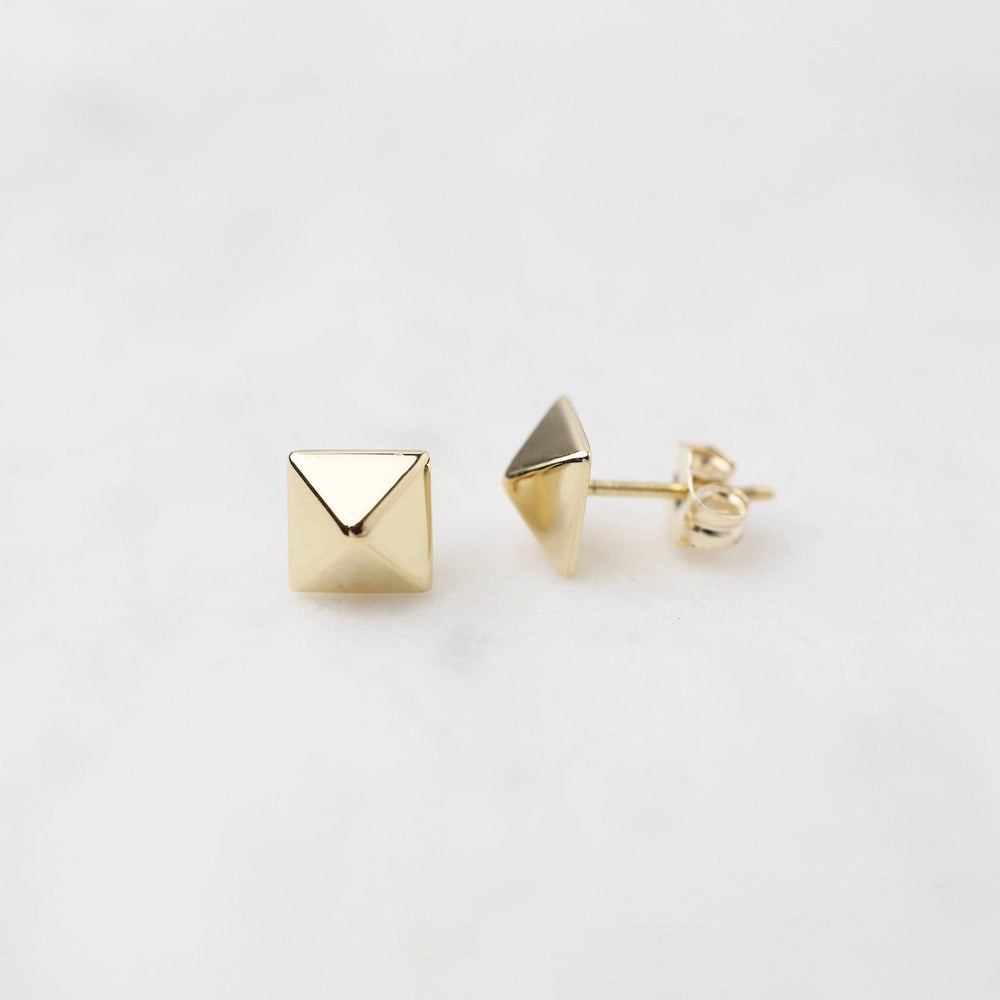 
                      
                        EAR-14K 14K Gold Pyramid Post Earring
                      
                    