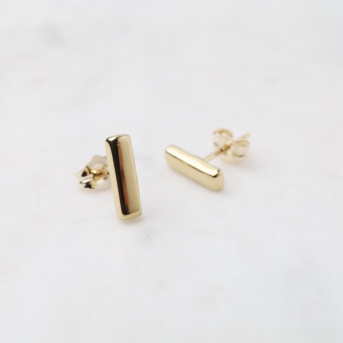 Load image into Gallery viewer, EAR-14K 14K Gold Small Bar Post Earring
