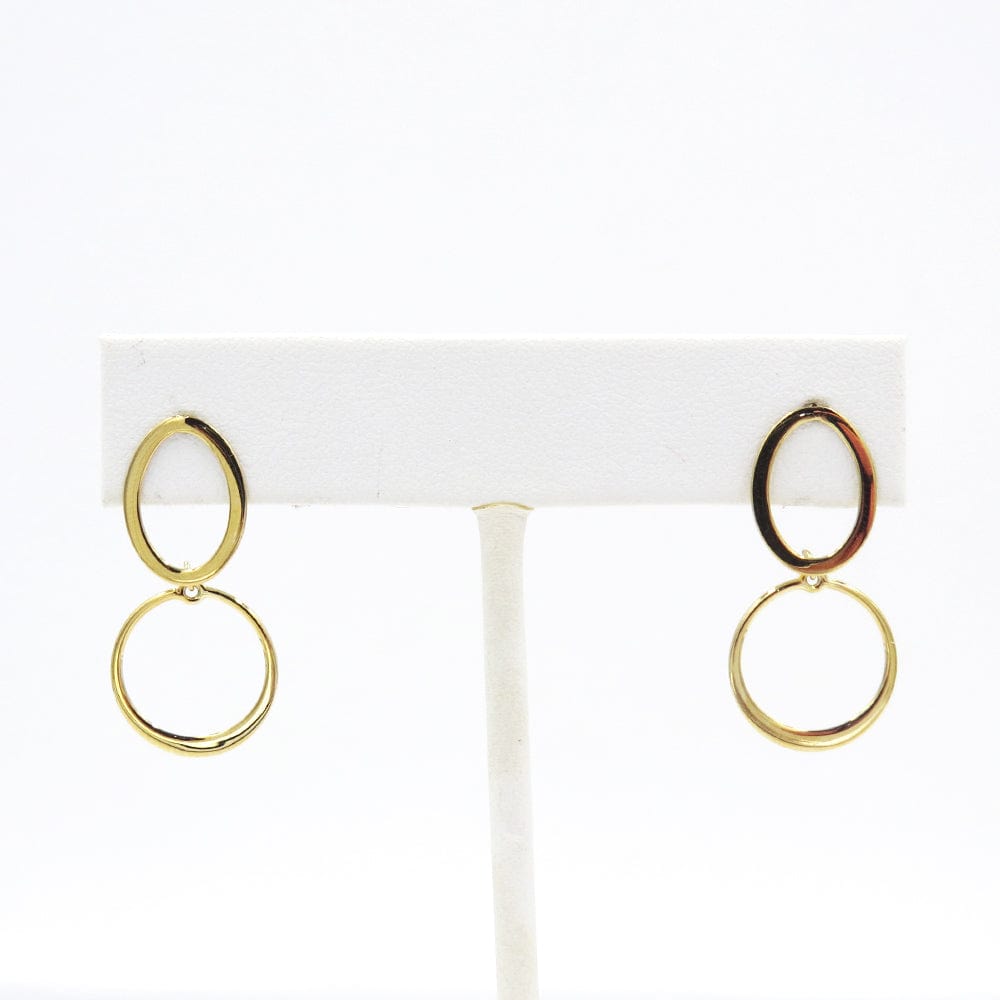 
                      
                        EAR-14K 14k Gold Trembling Circle Drop Earrings
                      
                    