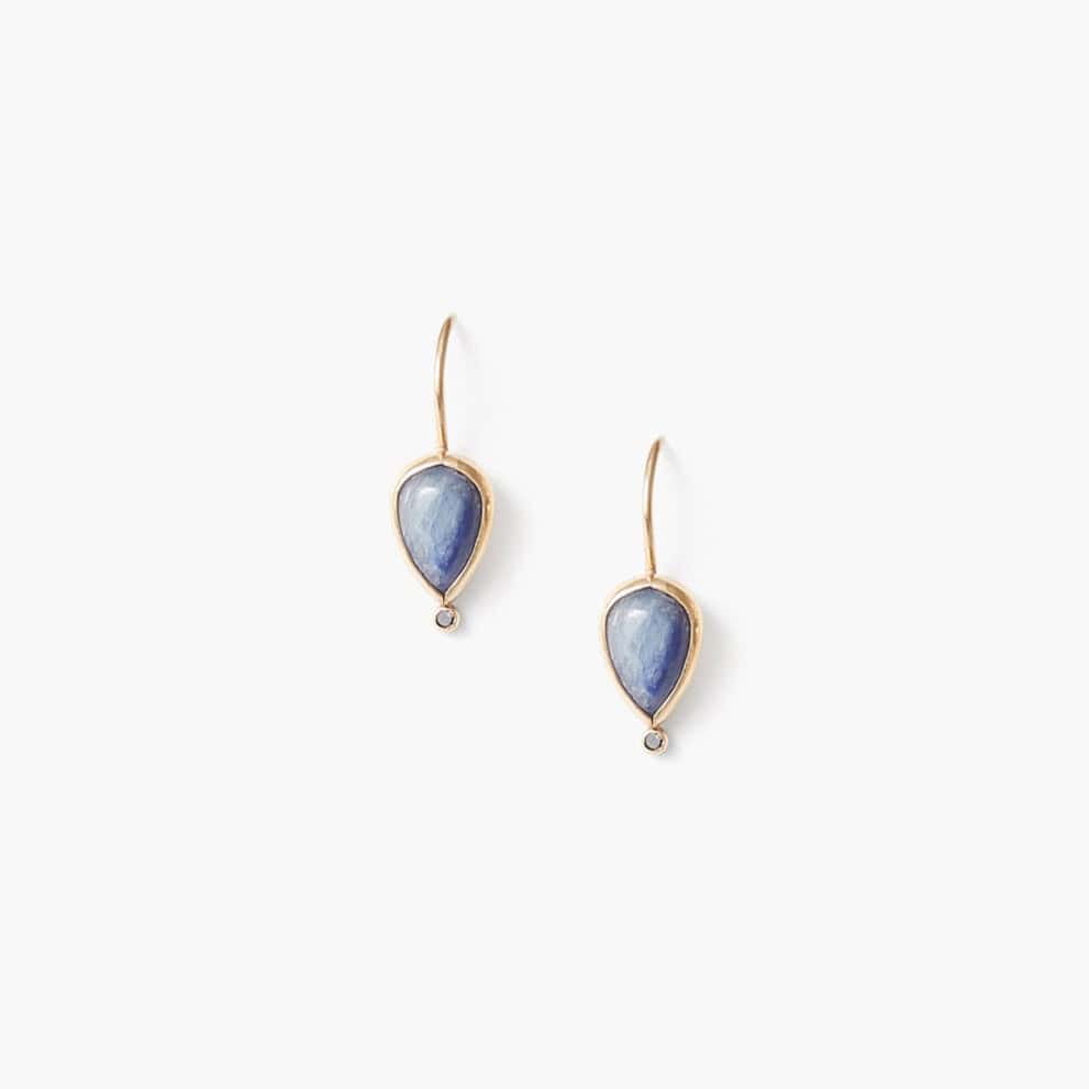 EAR-14K 14K Kyanite Drop Earrings