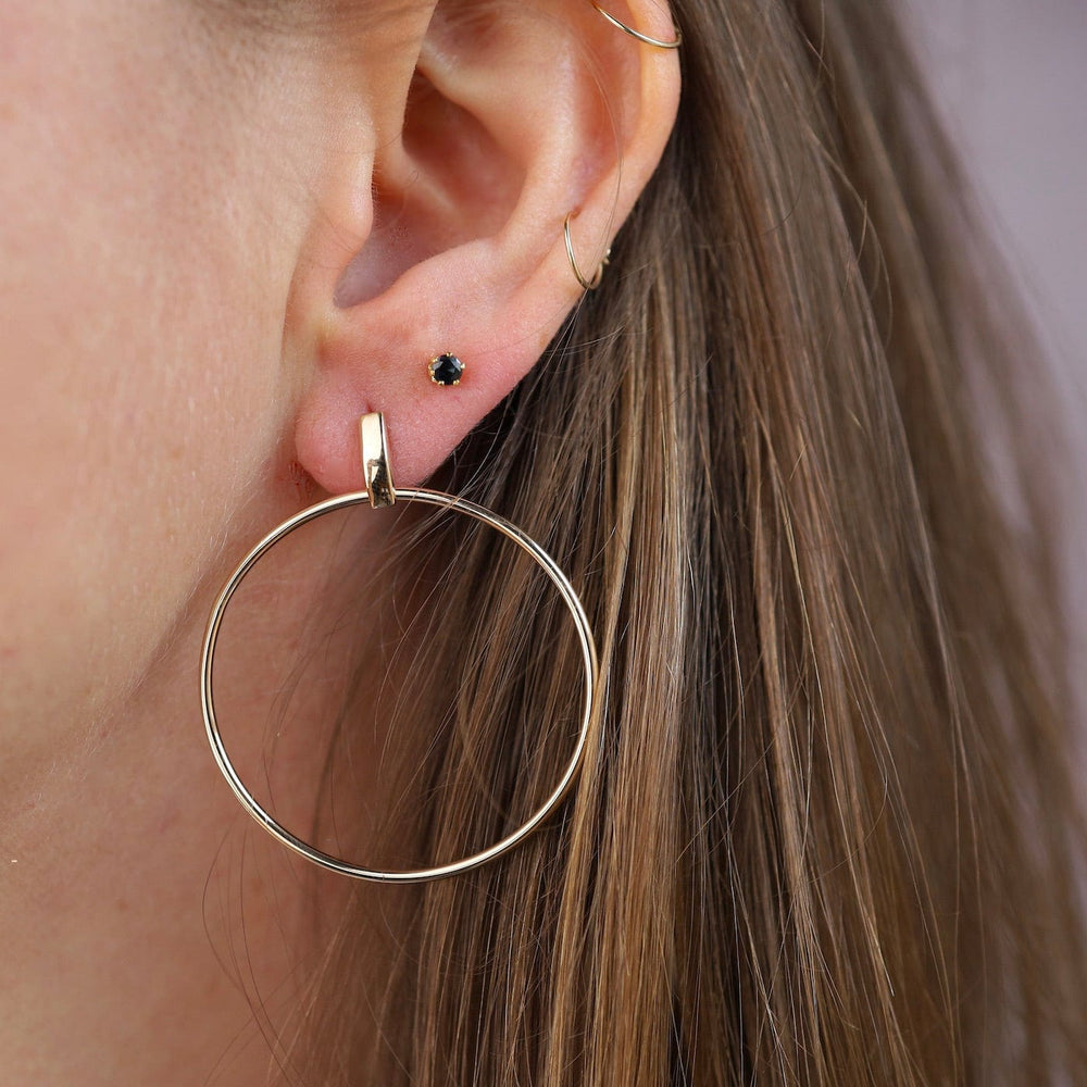 
                      
                        EAR-14K 14k Large Front Facing Drop Hoop on Post
                      
                    