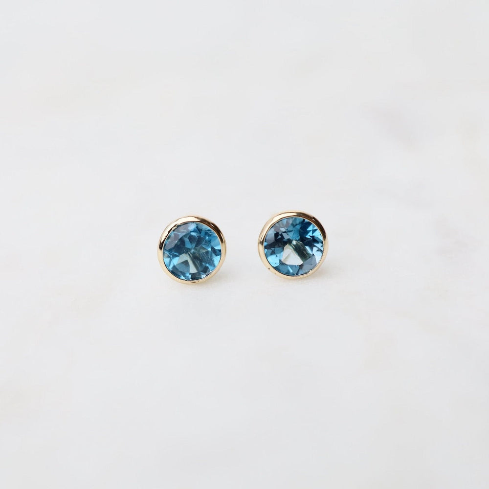 
                      
                        EAR-14K 14k London Blue Topaz Bezel Studs
                      
                    