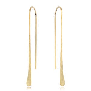 
                      
                        EAR-14K 14K Long Hammered Teardrop Earring
                      
                    