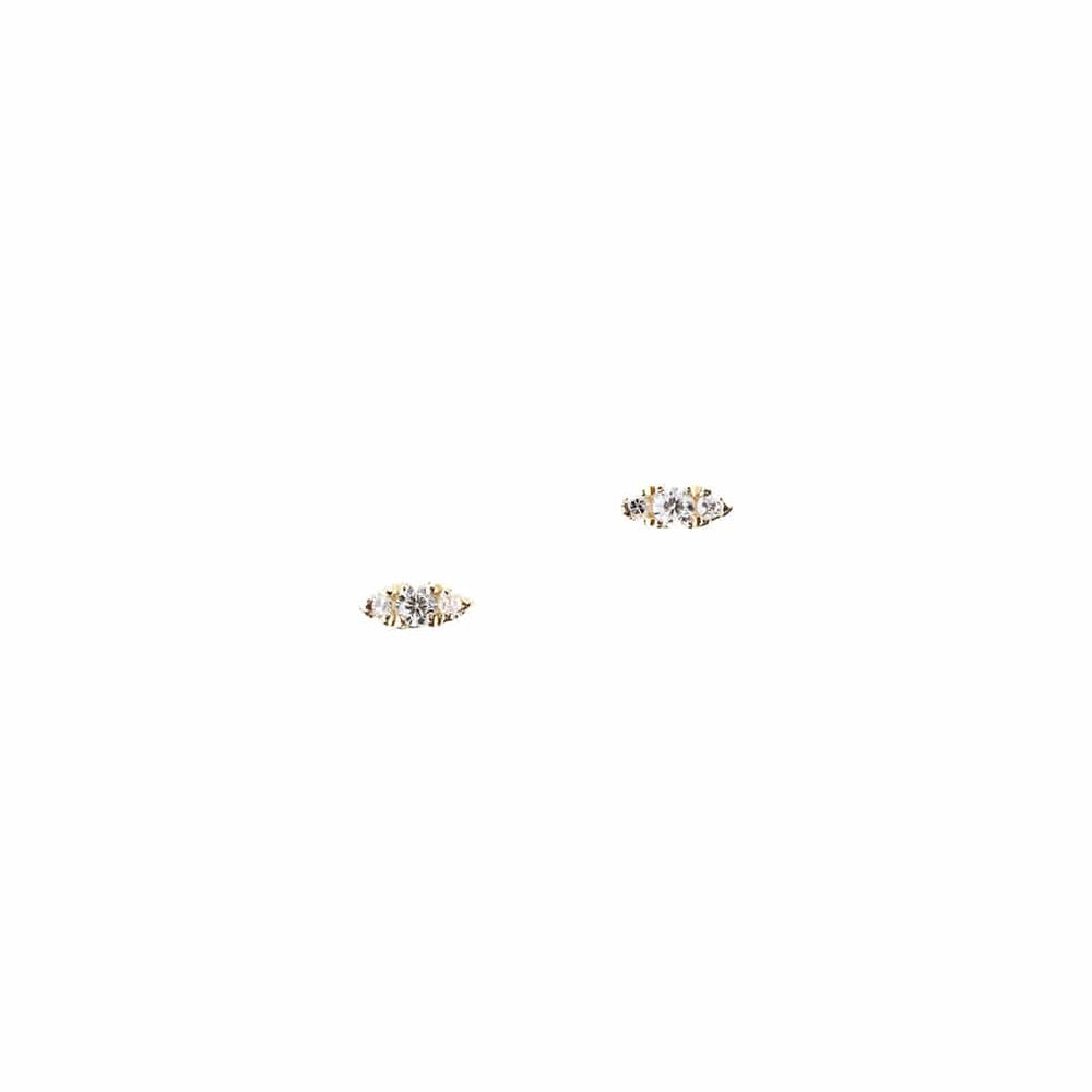 EAR-14K 14k Marquis Diamond Post Earrings