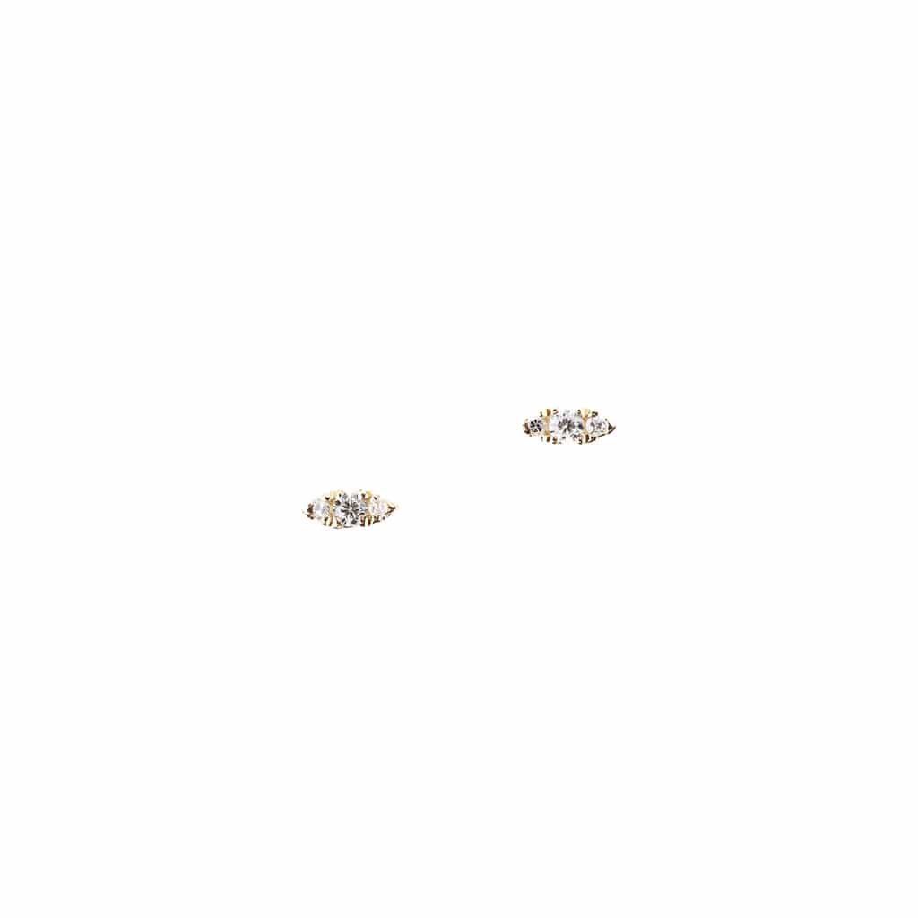 EAR-14K 14k Marquis Diamond Post Earrings