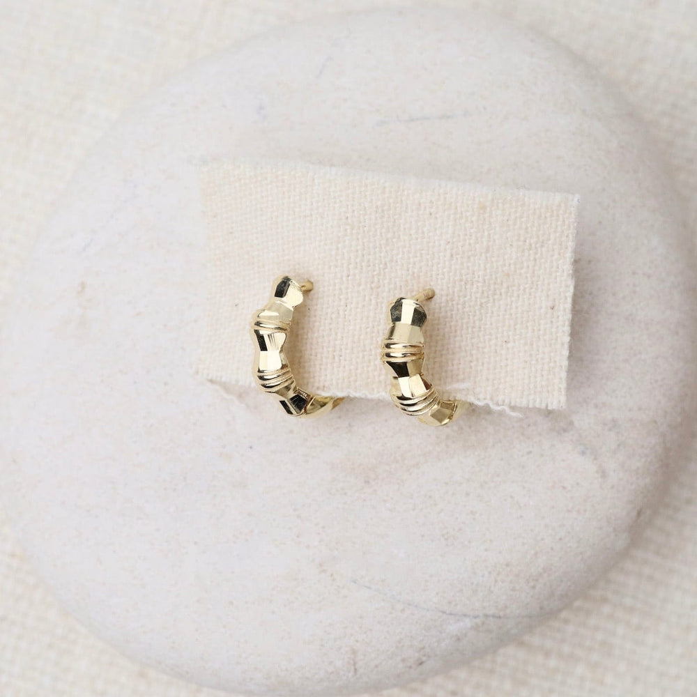 
                  
                    EAR-14K 14k Mirror Beads Yellow Gold Huggies
                  
                