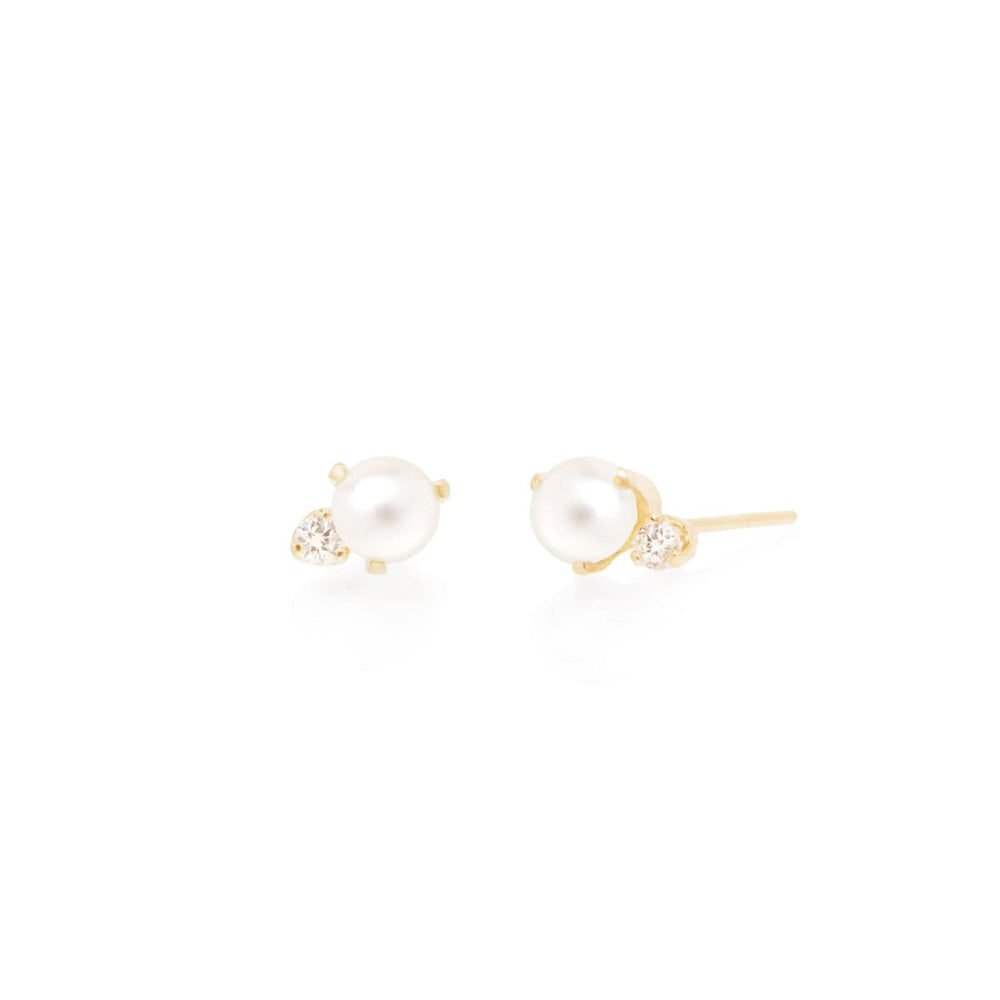 
                      
                        EAR-14K 14k Pearl & Diamond Studs
                      
                    