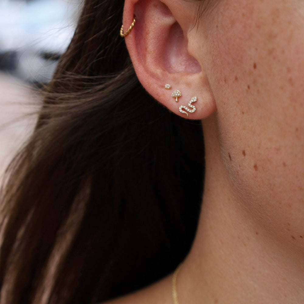 EAR-14K 14k Petite Toadstool Post Earrings