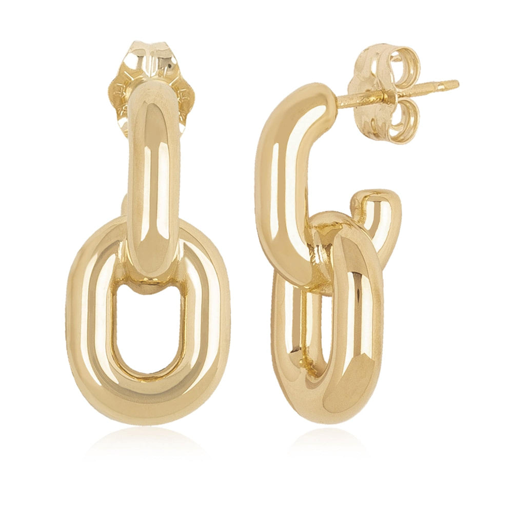 
                  
                    EAR-14K 14K Small Double Link Hoop Earrings
                  
                