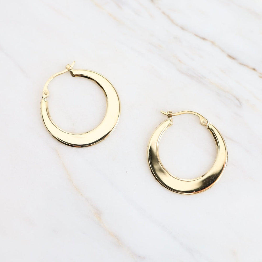 
                  
                    EAR-14K 14K Small Flat Crescent Hoop
                  
                