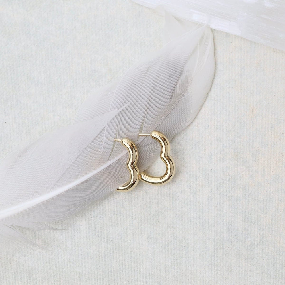 
                  
                    EAR-14K 14K Small Open Heart Hoop Earrings
                  
                