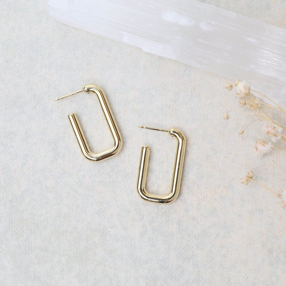 
                      
                        EAR-14K 14K Small Rounded Rectangle J Hoop Earrings
                      
                    