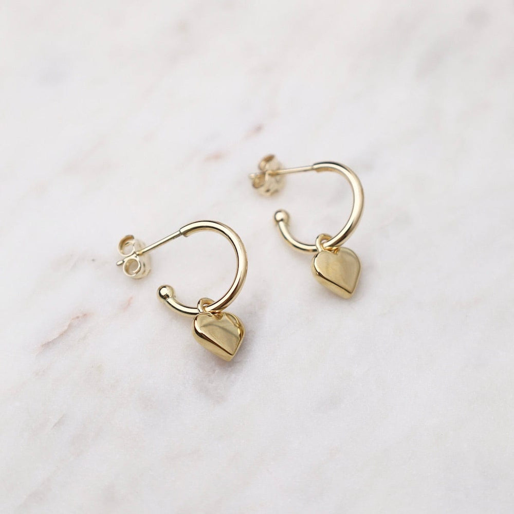 
                      
                        EAR-14K 14k Tube Hoops with Heart Drop
                      
                    