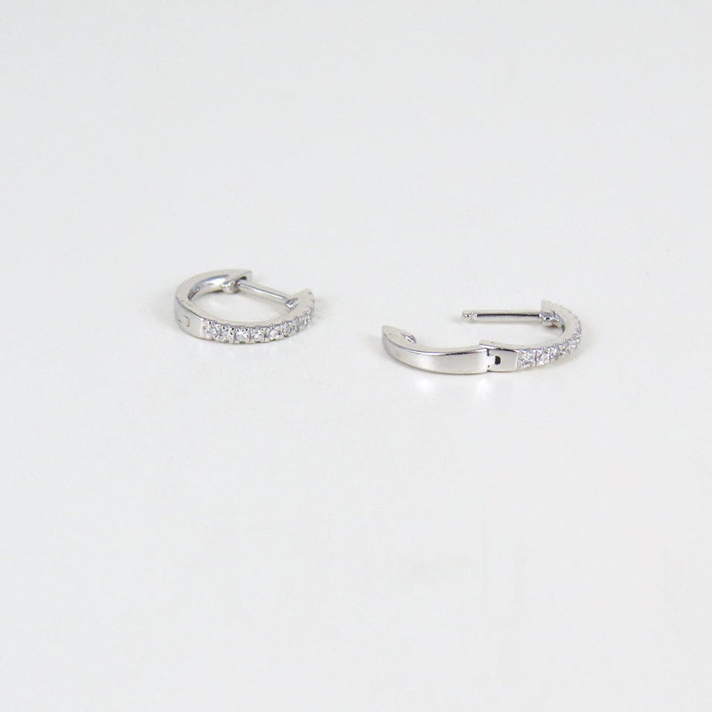 
                      
                        EAR-14K 14k White Gold Extra Petite Diamond Huggie Hoops
                      
                    