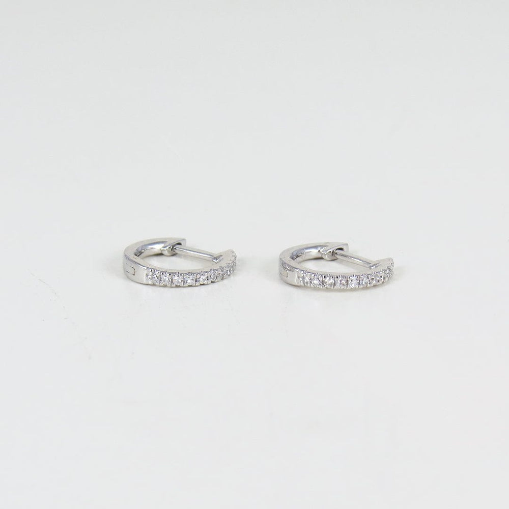 
                      
                        EAR-14K 14k White Gold Extra Petite Diamond Huggie Hoops
                      
                    