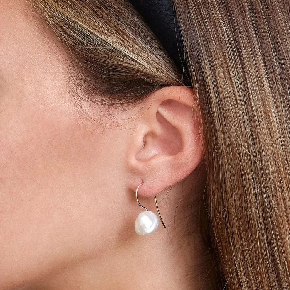 
                      
                        EAR-14K 14K White Keishi Pearl Earrings
                      
                    