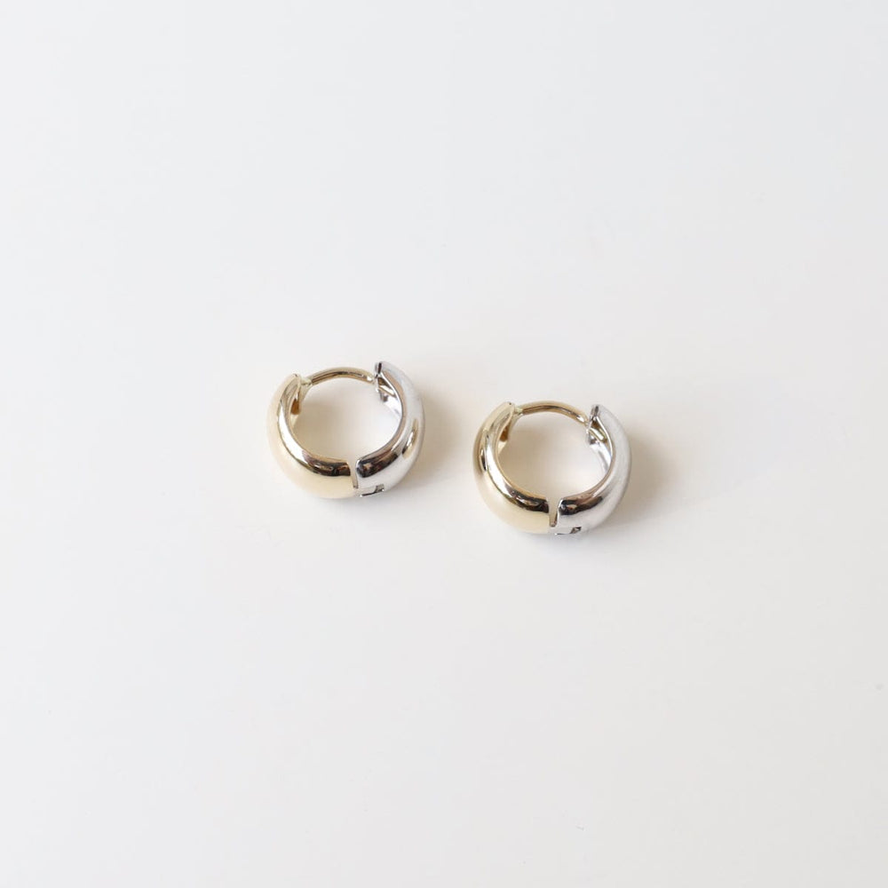 
                  
                    EAR-14K 14k White & Yellow Gold Huggies - 11mm
                  
                