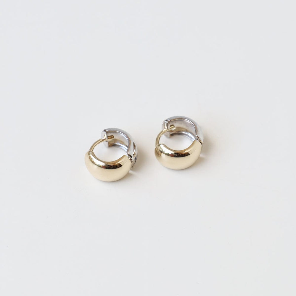 
                  
                    EAR-14K 14k White & Yellow Gold Huggies - 11mm
                  
                