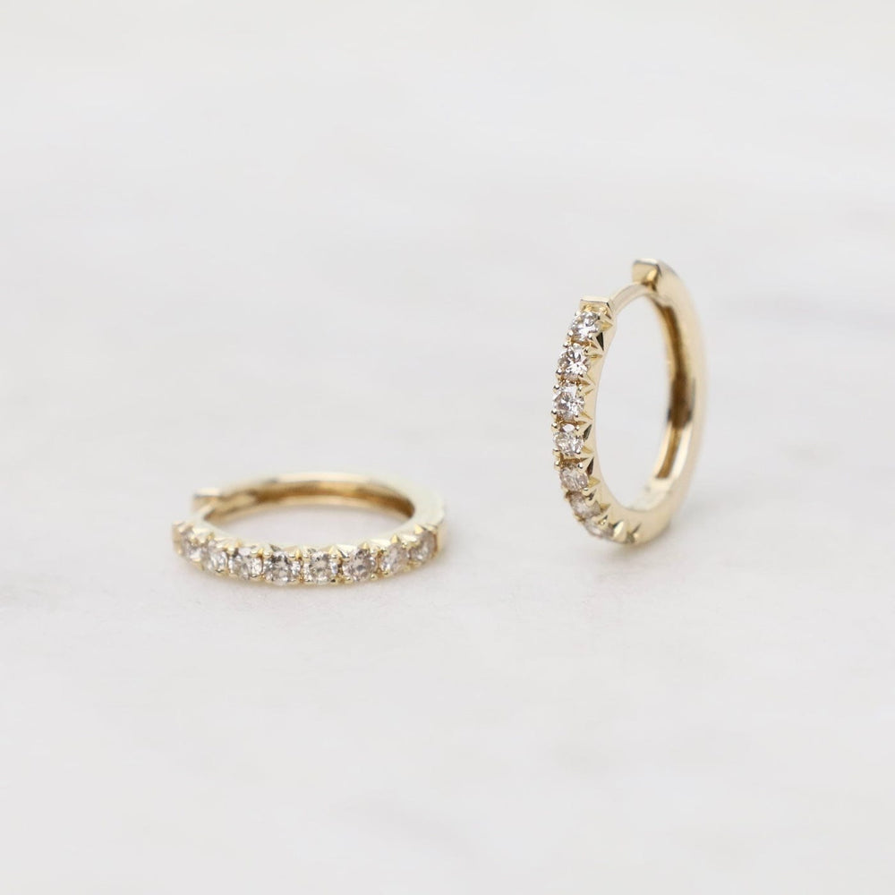 
                      
                        EAR-14K 14k Yellow Diamond Huggies
                      
                    