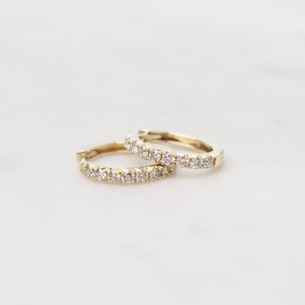 
                      
                        EAR-14K 14k Yellow Diamond Huggies
                      
                    