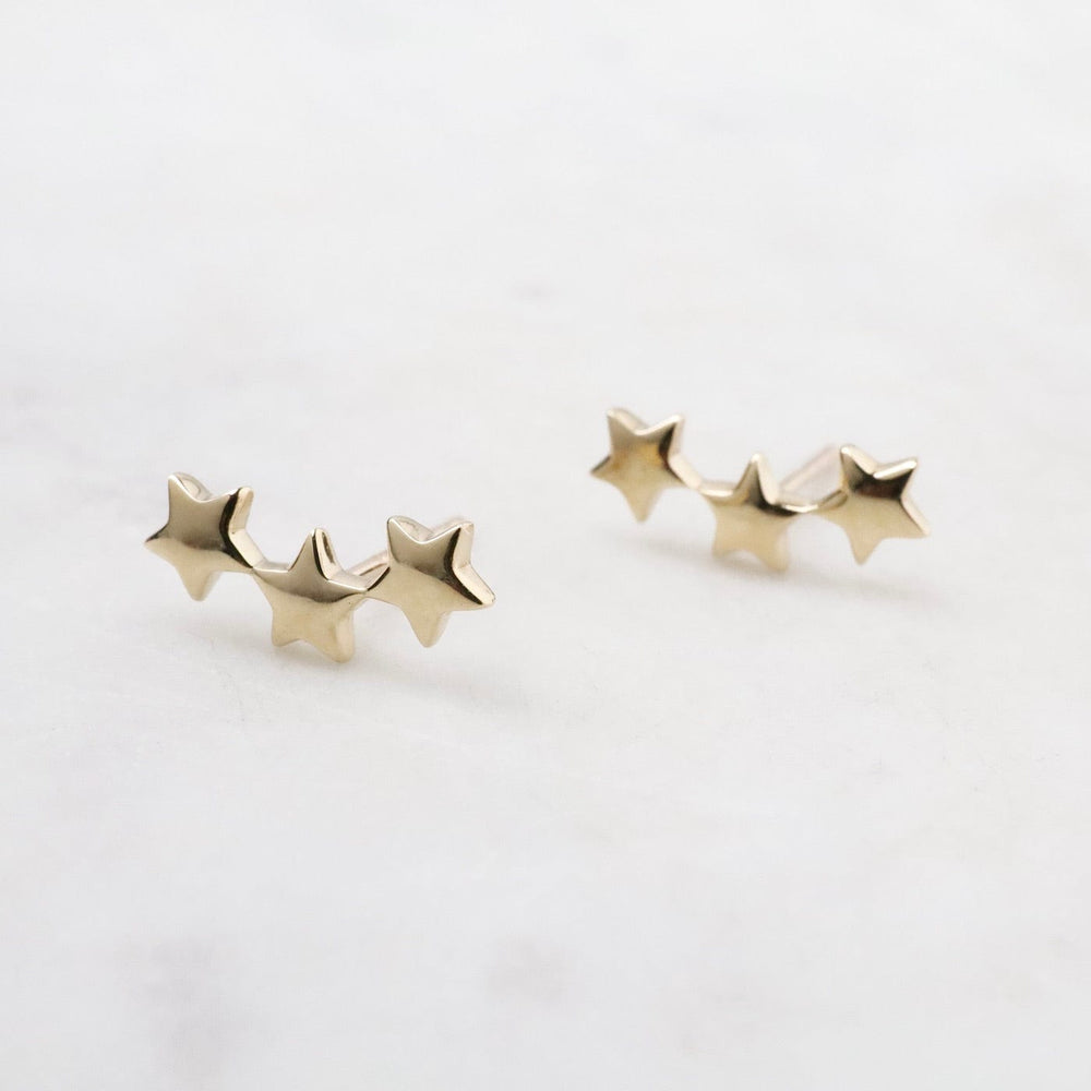 
                      
                        EAR-14K 14k Yellow Gold 3 Stars Studs
                      
                    