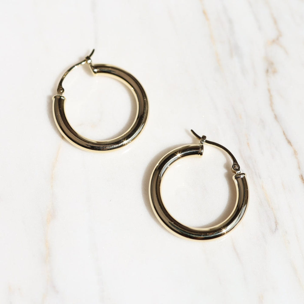 
                      
                        EAR-14K 14K Yellow Gold 3x20mm Hoop
                      
                    