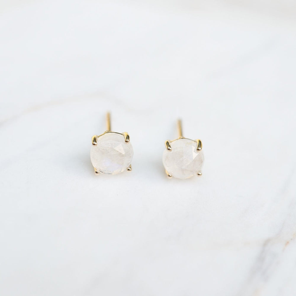 
                  
                    EAR-14K 14k Yellow Gold 6mm Round Rainbow Moonstone Post Earrings
                  
                