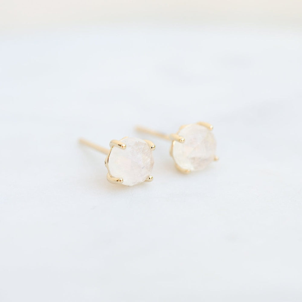 
                  
                    EAR-14K 14k Yellow Gold 6mm Round Rainbow Moonstone Post Earrings
                  
                