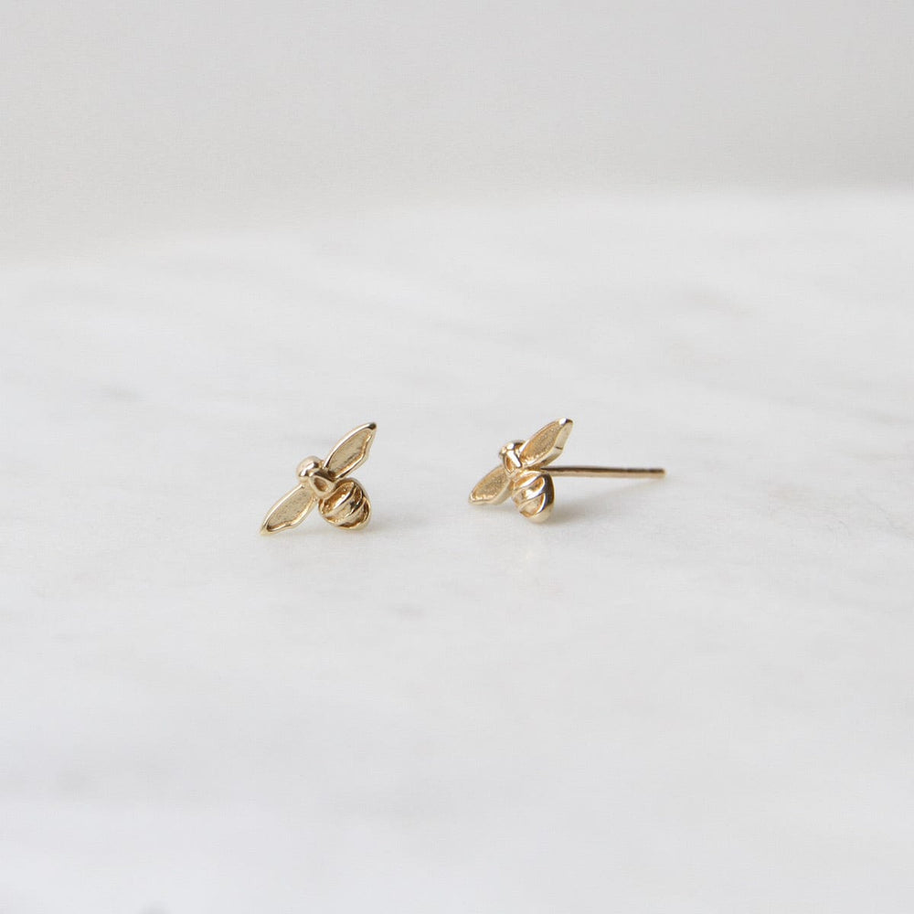 
                      
                        EAR-14K 14k Yellow Gold Bee Post Earring
                      
                    