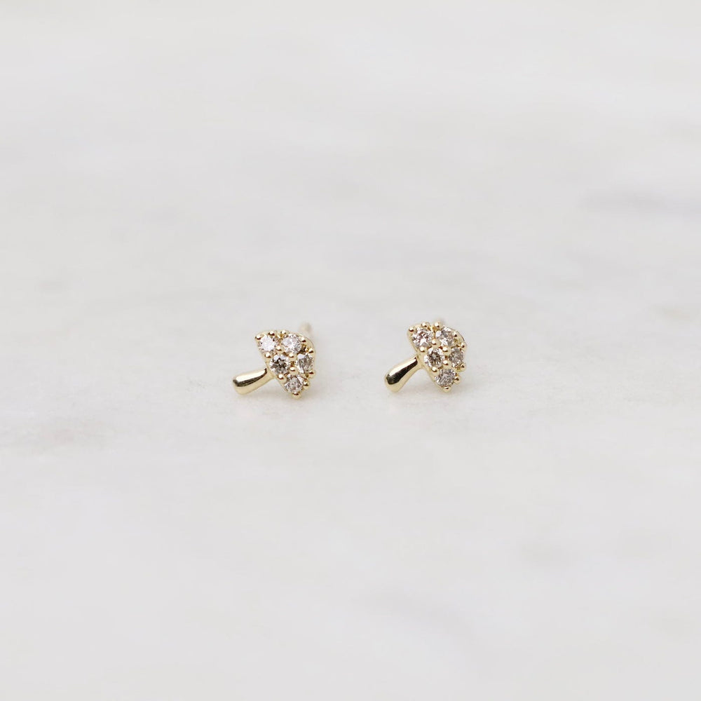 
                      
                        EAR-14K 14k Yellow Gold Diamond Mushroom Post Earrings
                      
                    