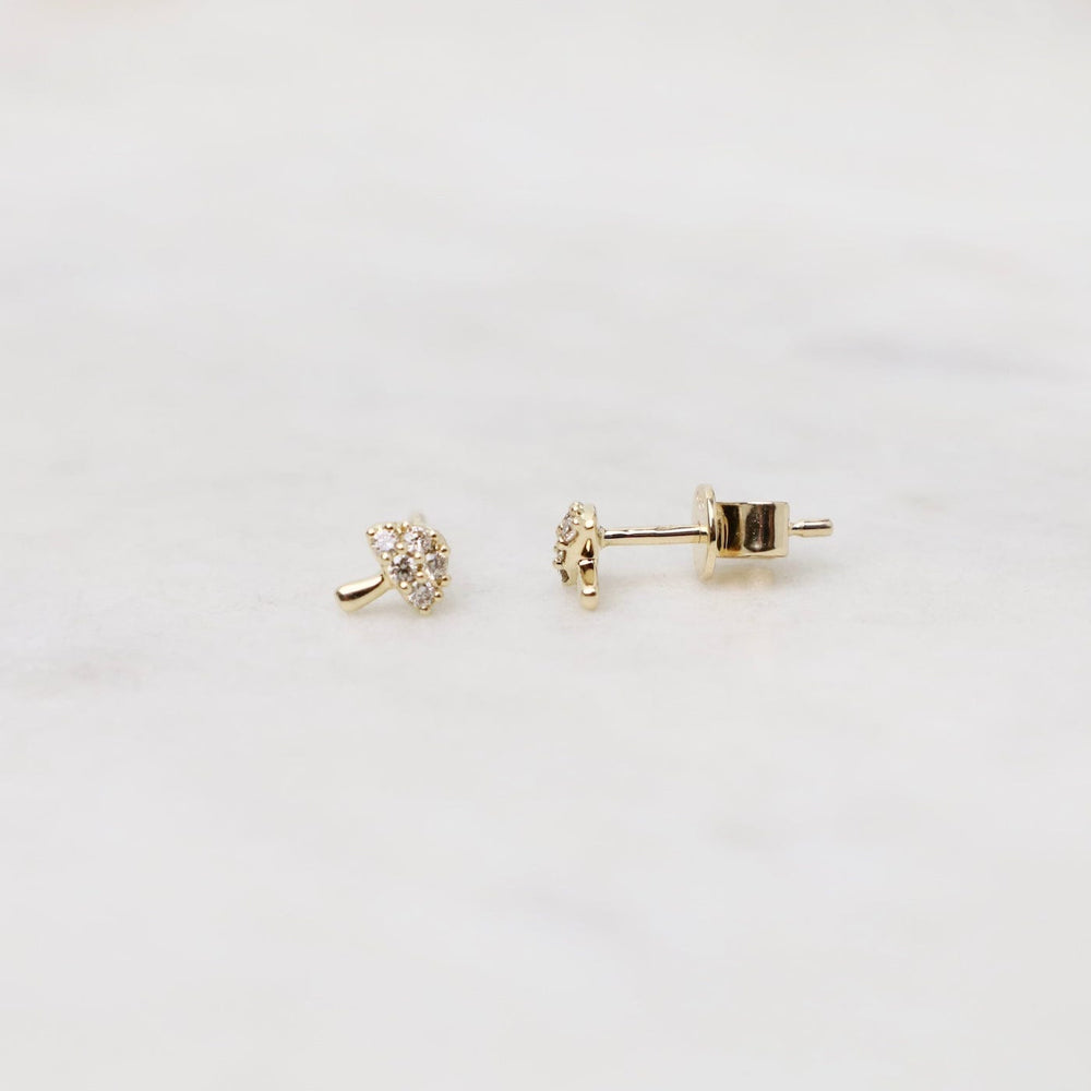 
                      
                        EAR-14K 14k Yellow Gold Diamond Mushroom Post Earrings
                      
                    