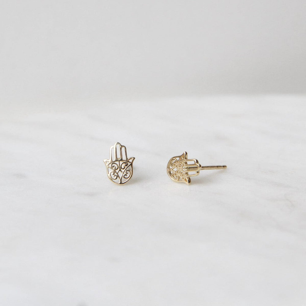 
                      
                        EAR-14K 14k Yellow Gold Hamsa Post Earring
                      
                    