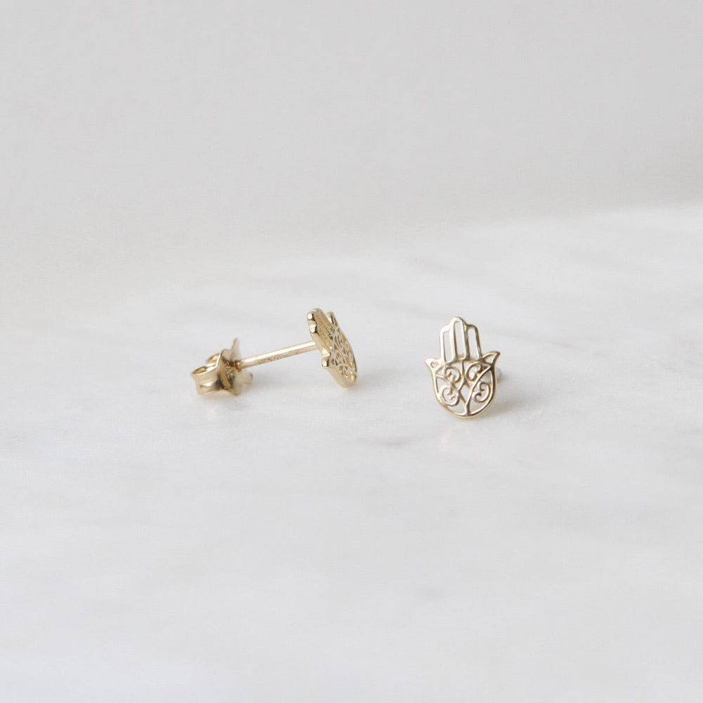 
                      
                        EAR-14K 14k Yellow Gold Hamsa Post Earring
                      
                    