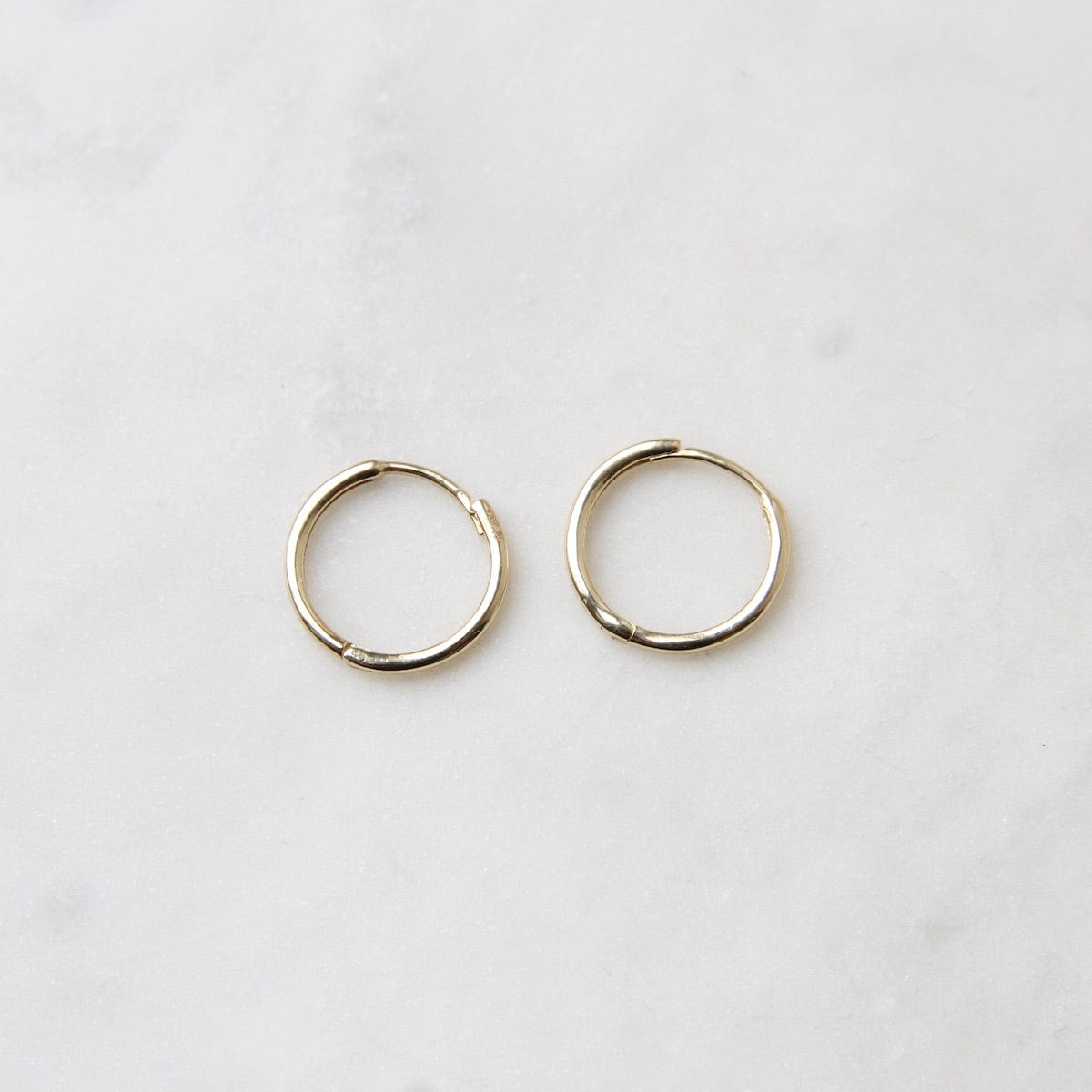 EAR-14K 14k Yellow Gold Large Thin Huggies