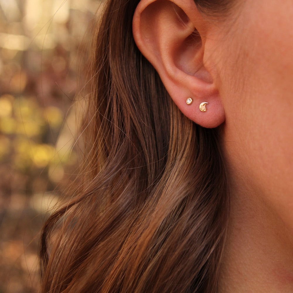 
                      
                        EAR-14K 14K Yellow Gold Moon And Star Post Earring
                      
                    