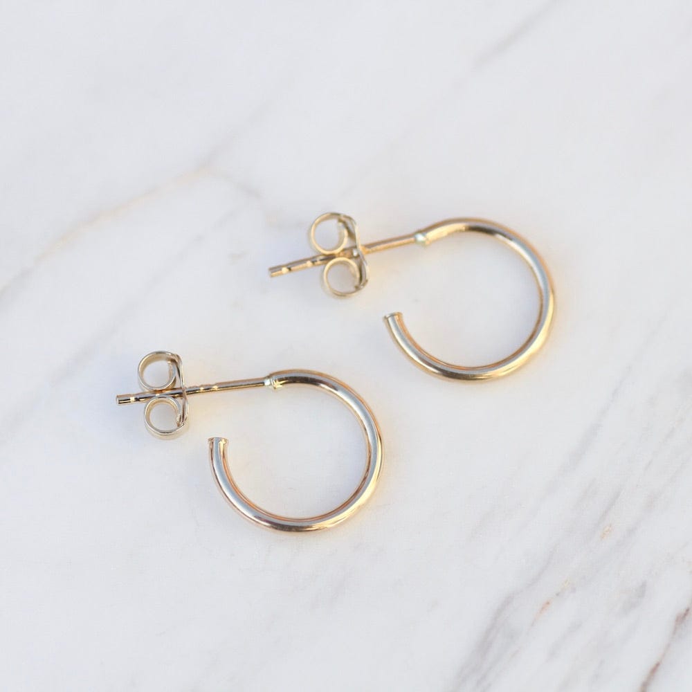 EAR-14K 14K Yellow Gold Post Hoop