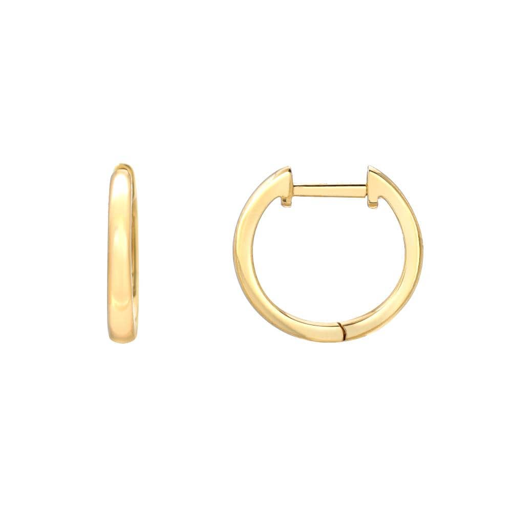 
                      
                        EAR-14K 14k Yellow Gold Slim High Polish Huggies
                      
                    