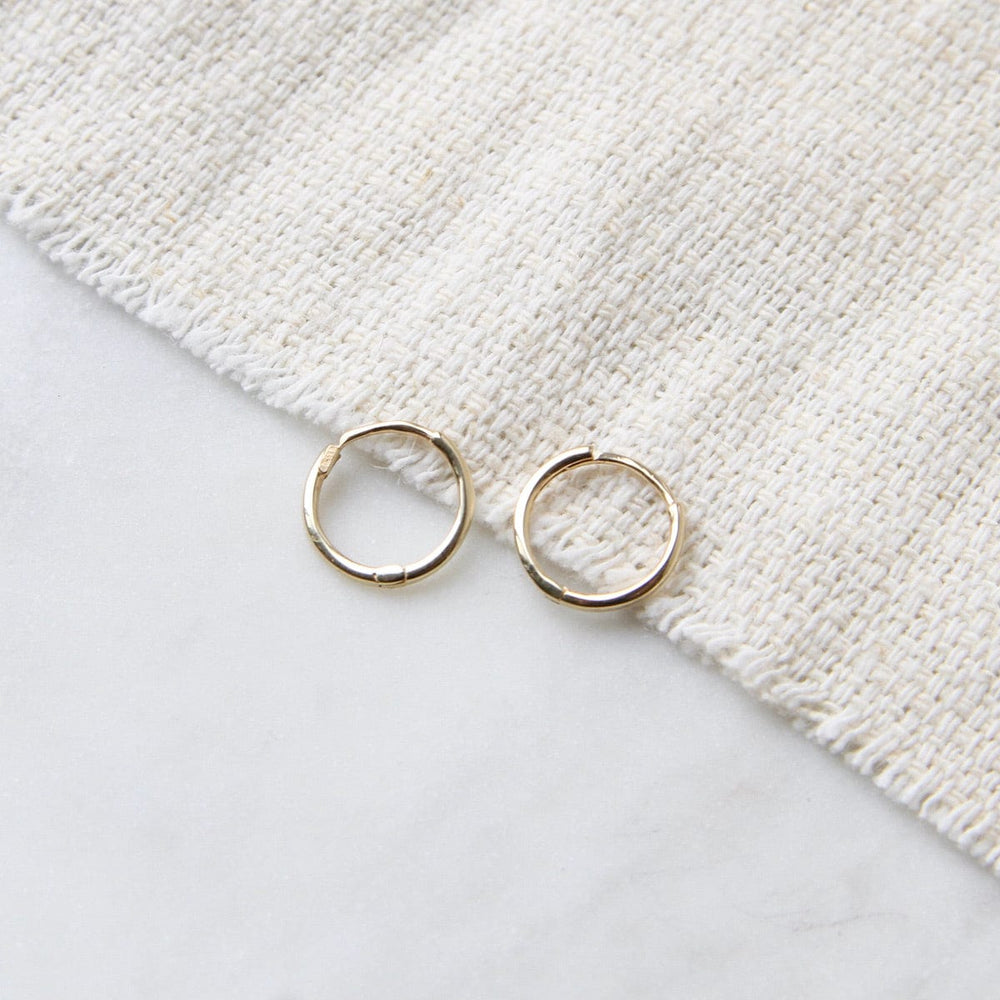 EAR-14K 14k Yellow Gold Small Thin Huggies