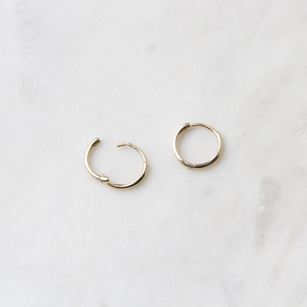 
                      
                        EAR-14K 14k Yellow Gold Small Thin Huggies
                      
                    