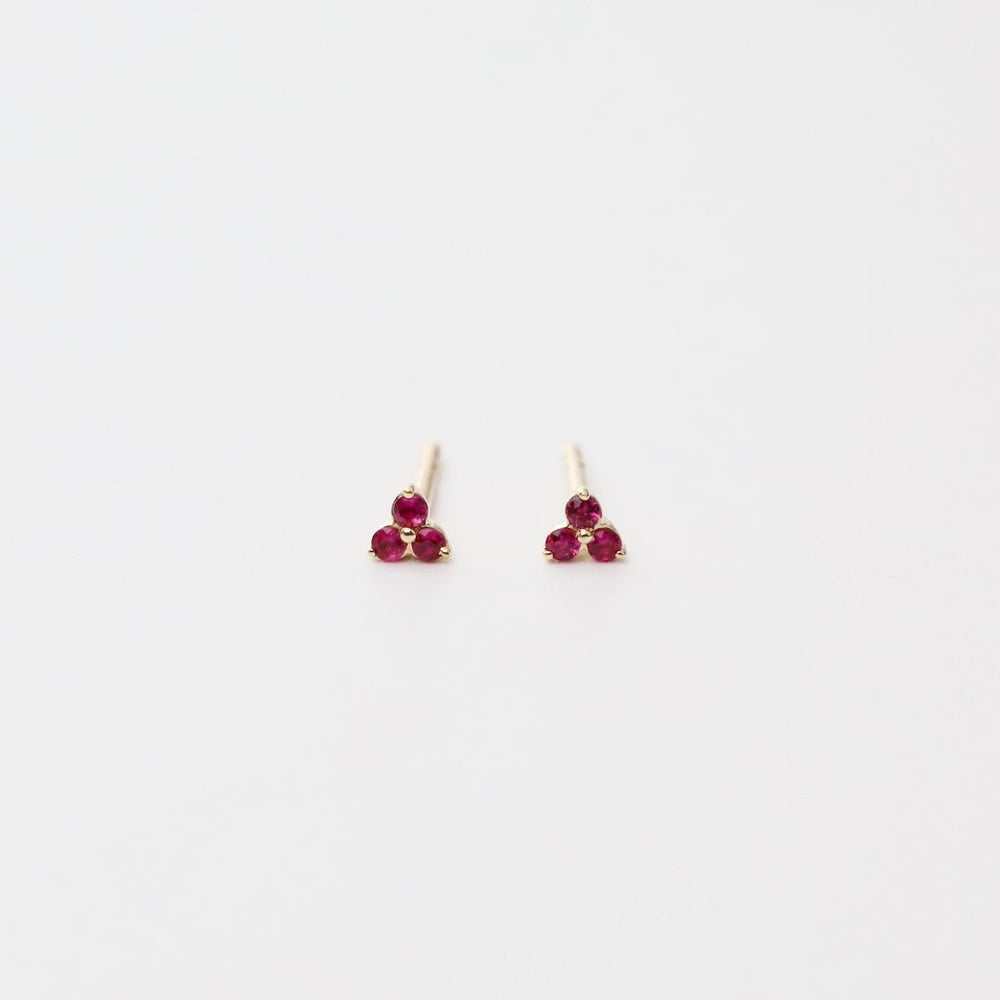 
                      
                        EAR-14K 14K Yellow Mini Trio Ruby Post Earrings
                      
                    