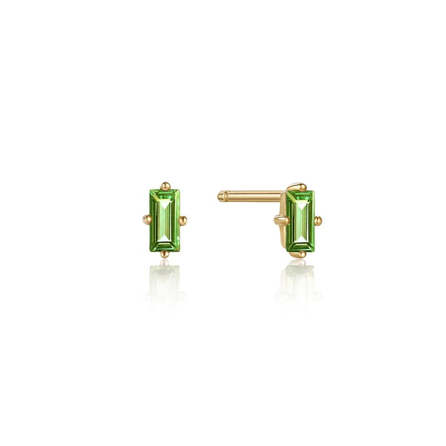 EAR-14K 14kt Gold Tourmaline Stud Earrings