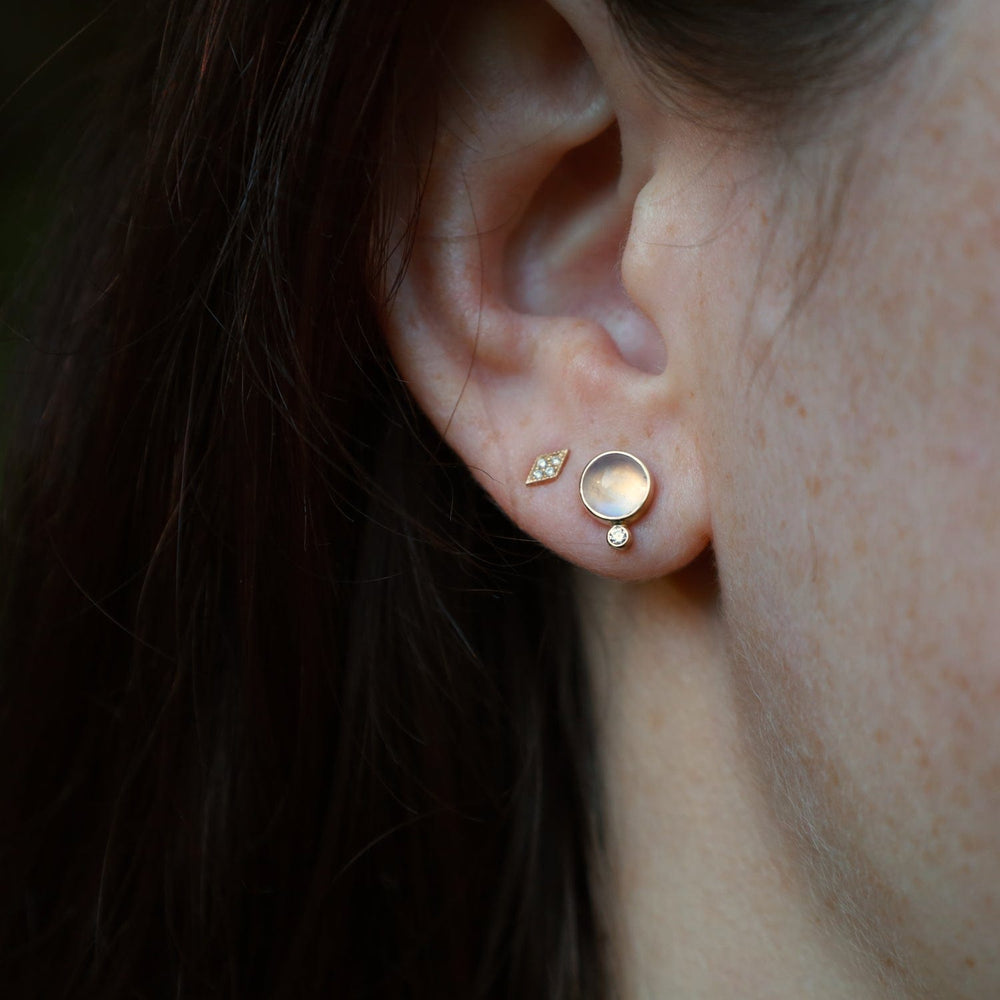 
                      
                        EAR-14K Astral Earrings - Moonstone & White Diamond
                      
                    