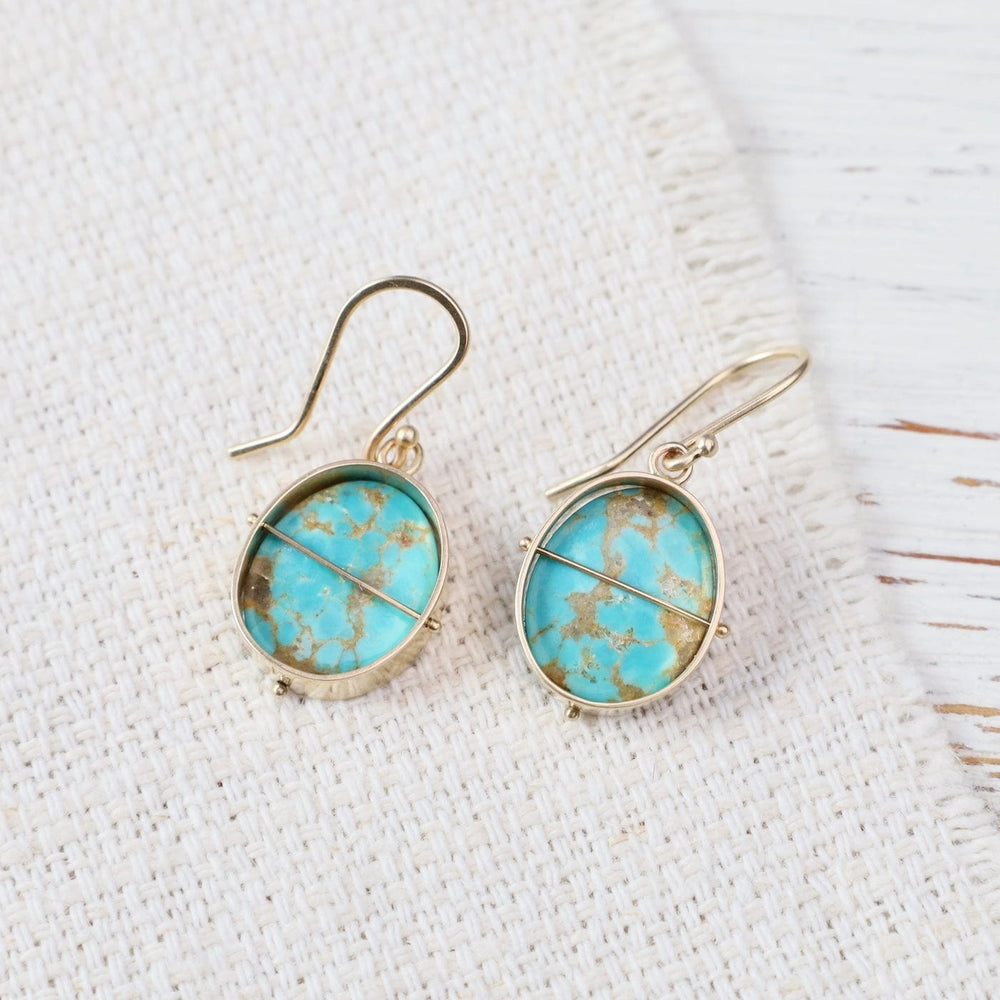 
                  
                    EAR-14K Captured Royston Turquoise Drop Earrings
                  
                